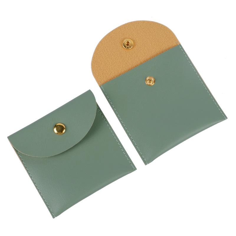 Luxury PU Leather Jewelry Pouch for Earrings and Rings - Soft Flap Storage Bag 8*8cm
Luxury PU Leather Jewelry Pouch for Earrings and Rings - Soft Flap Storage Bag 8*8cm