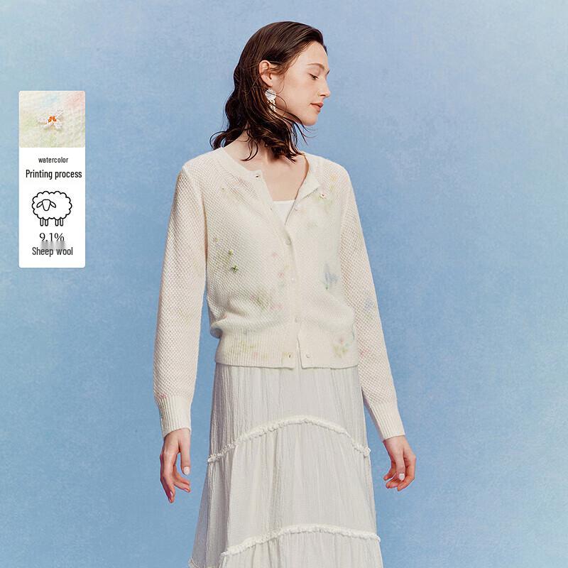 Вязаный кардиган с акварельным цветочным принтом Инман M
Вязаный кардиган с акварельным цветочным принтом Инман M