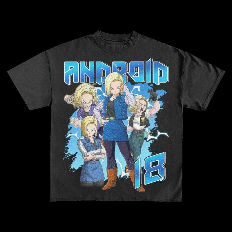 Summer Unisexs Tshirts Japanese Anime DRAGON BALL Android 18 Graphic Clothing Harajuku Y2K Oversized Pure Cotton Mlae DBZ Tops S
Summer Unisexs Tshirts Japanese Anime DRAGON BALL Android 18 Graphic Clothing Harajuku Y2K Oversized Pure Cotton Mlae DBZ Tops S