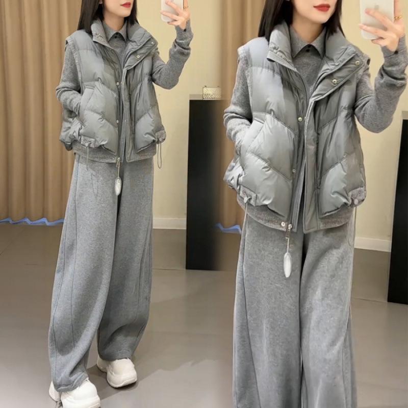 Women s 2025 Autumn/Winter Outfit: Puffer Vest, Turtleneck Base Layer & Casual Pants Set 2XL
Women s 2025 Autumn/Winter Outfit: Puffer Vest, Turtleneck Base Layer & Casual Pants Set 2XL