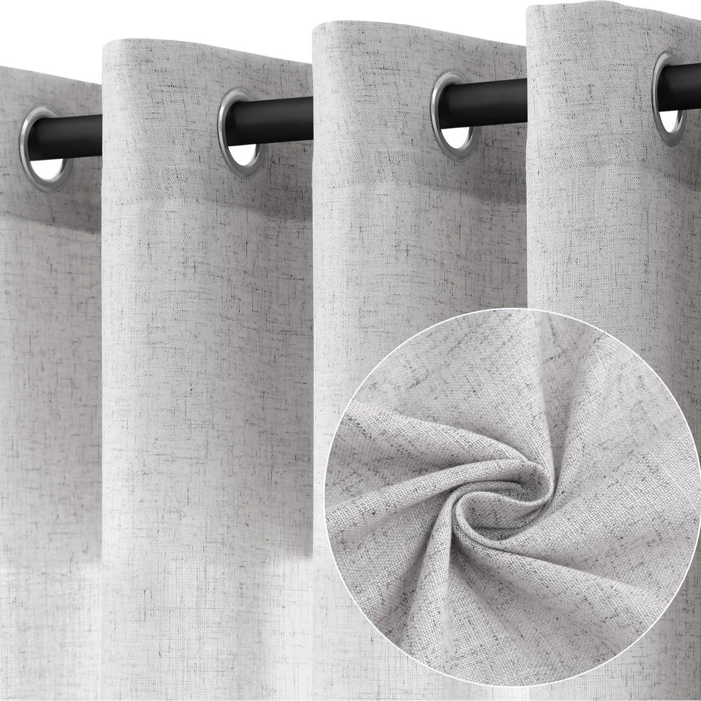 Curtains for Rural Settings, Featuring A Pocket for Hanging on The Top Rod, Suitable for Living Rooms, Bedrooms, Balconies 100cm * 120cm сірий колір
Curtains for Rural Settings, Featuring A Pocket for Hanging on The Top Rod, Suitable for Living Rooms, Bedrooms, Balconies 100cm * 120cm сірий колір