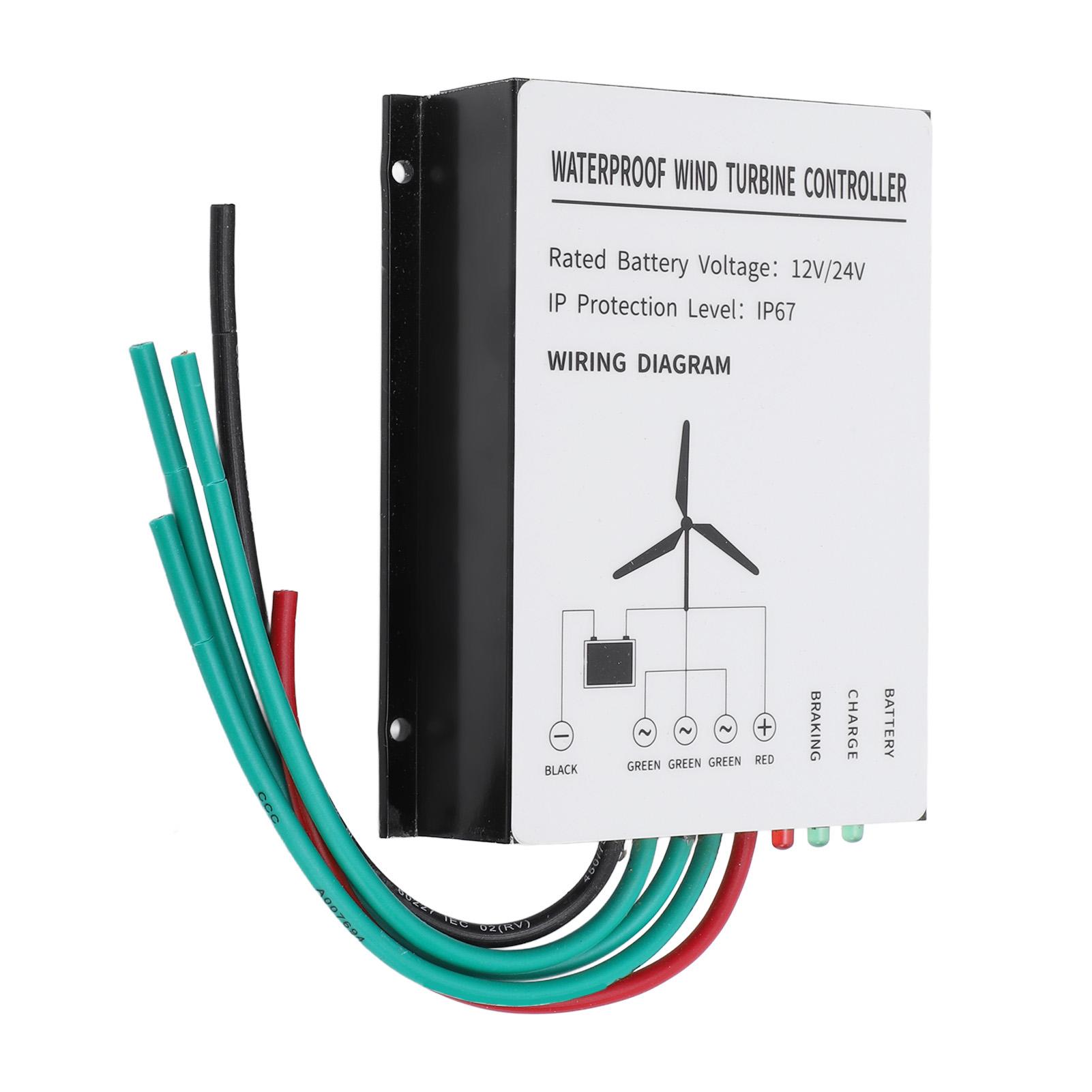 400W Wind Turbine Controller IP67 Water Resistant Wind Turbine Generator Controller Regulator 12V 24V
400W Wind Turbine Controller IP67 Water Resistant Wind Turbine Generator Controller Regulator 12V 24V