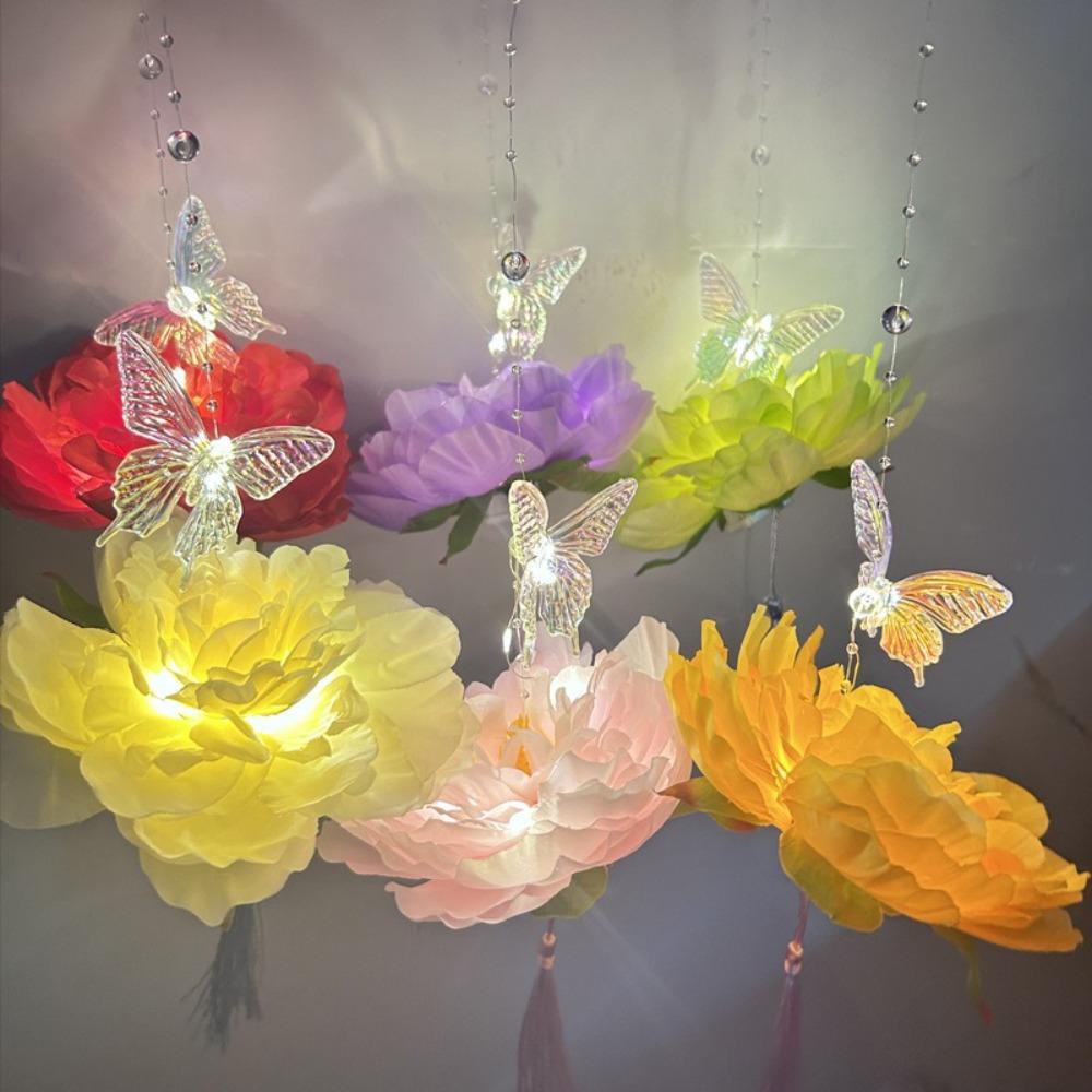 Handheld Luminous Peony Lantern Traditional Children Finished Lantern Mid- Autumn Decoration 1pcs-Color Random
Handheld Luminous Peony Lantern Traditional Children Finished Lantern Mid- Autumn Decoration 1pcs-Color Random