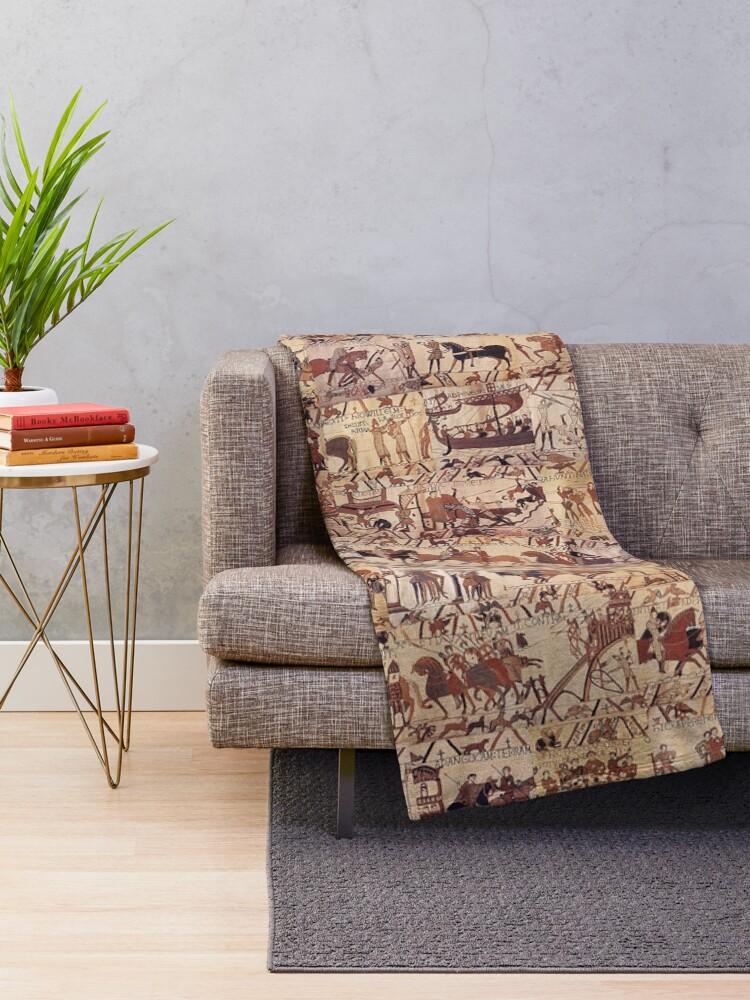 Bayeux Tapestry Throw Blanket Elegant Home Textile for Cozy Living Room Decor Soft and Durable Fleece Material 40x50in
Bayeux Tapestry Throw Blanket Elegant Home Textile for Cozy Living Room Decor Soft and Durable Fleece Material 40x50in