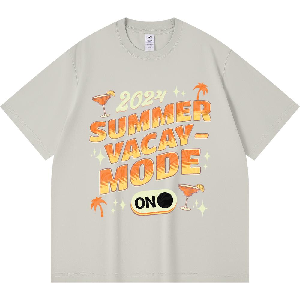 230GSM 100% Cotton T-Shirt Summer Vacay Mode On Print Tees Funny Harajuku Style Combed Cotton Tshirt XS абрикосовый
230GSM 100% Cotton T-Shirt Summer Vacay Mode On Print Tees Funny Harajuku Style Combed Cotton Tshirt XS абрикосовый