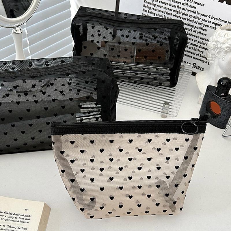 Portable Makeup Storage Case Travel Women Toiletry Bag Black Nylon Mesh Makeup Bag with Zipper Cosmetic Storage Pouch
Portable Makeup Storage Case Travel Women Toiletry Bag Black Nylon Mesh Makeup Bag with Zipper Cosmetic Storage Pouch