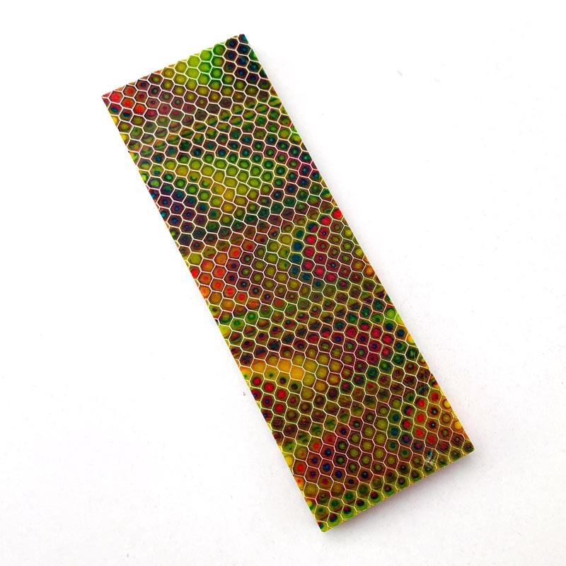 1 шт. 120x40x8 мм C-Tek смоляний матеріал для рукоятки ножа змія з візерунком стільники для рукоятки ножа зміїне зерно B 120X40X8MM
1 шт. 120x40x8 мм C-Tek смоляний матеріал для рукоятки ножа змія з візерунком стільники для рукоятки ножа зміїне зерно B 120X40X8MM