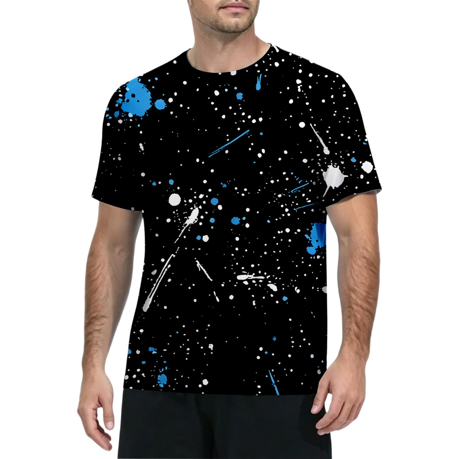 Men’s Short Sleeve Crew Neck T Shirt with Abstract Paint Splatter Print Casual Fit Soft Lightweight Top XXXL чёрный
Men’s Short Sleeve Crew Neck T Shirt with Abstract Paint Splatter Print Casual Fit Soft Lightweight Top XXXL чёрный