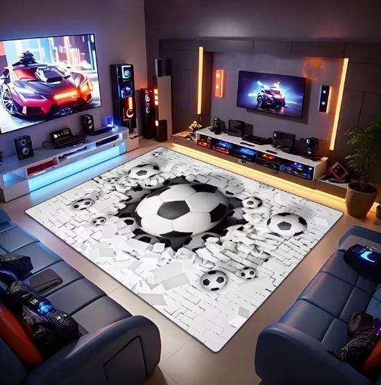 Football Field Carpet Is Soft Non Slip and Washable for Modern Abstract Carpet Decoration in Living Rooms Bedrooms Entrances 40x60cm
Football Field Carpet Is Soft Non Slip and Washable for Modern Abstract Carpet Decoration in Living Rooms Bedrooms Entrances 40x60cm