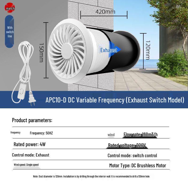 Wall-Mounted Fresh Air Unit: Two-Way Exhaust & Ventilation Fan with Purification for Bedroom, Non-Silent Smoke Extraction
Wall-Mounted Fresh Air Unit: Two-Way Exhaust & Ventilation Fan with Purification for Bedroom, Non-Silent Smoke Extraction