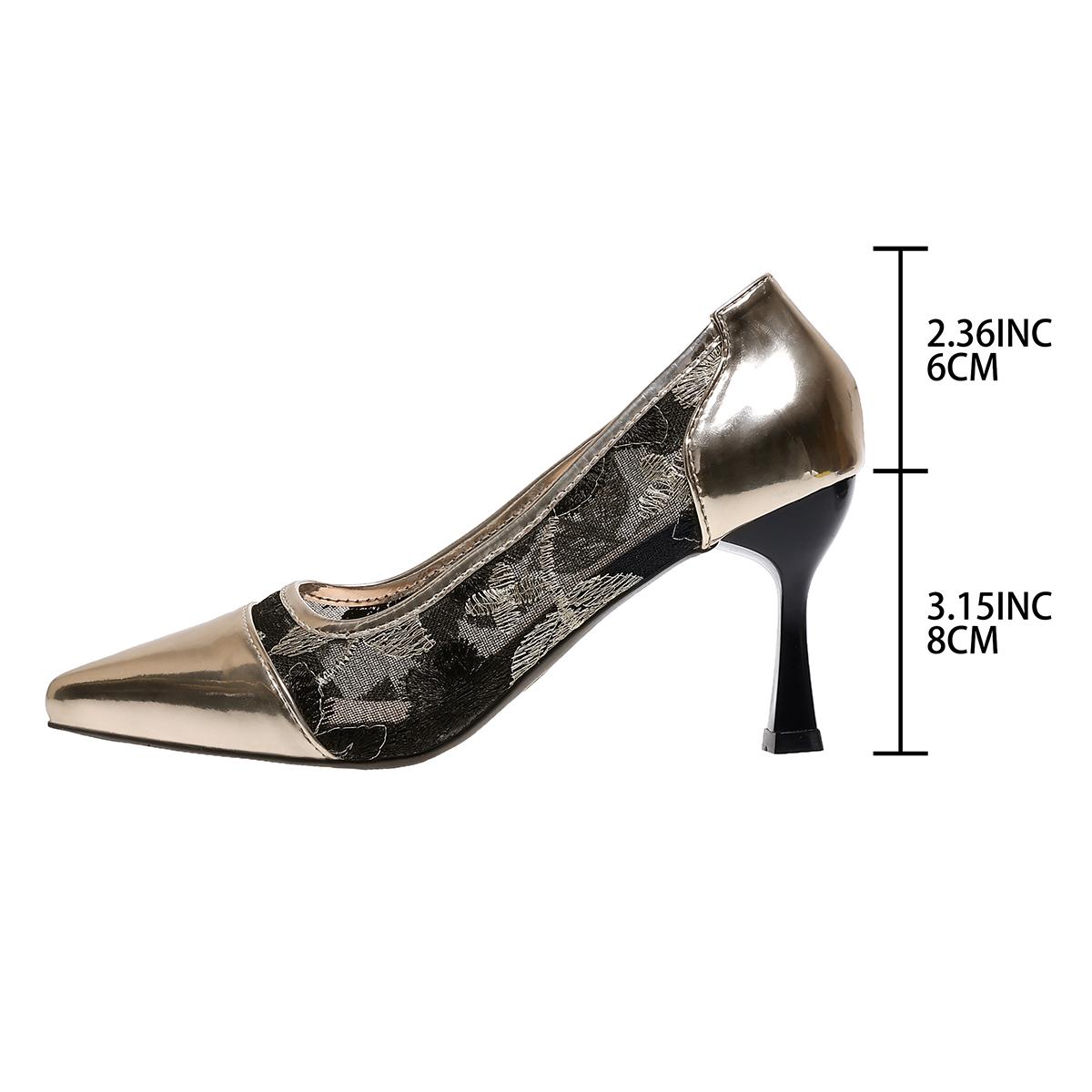 Temperament Pointed Toe Stiletto High Heels Cutout Mesh Sexy Slip-on Women s Singles 35 золотой
Temperament Pointed Toe Stiletto High Heels Cutout Mesh Sexy Slip-on Women s Singles 35 золотой