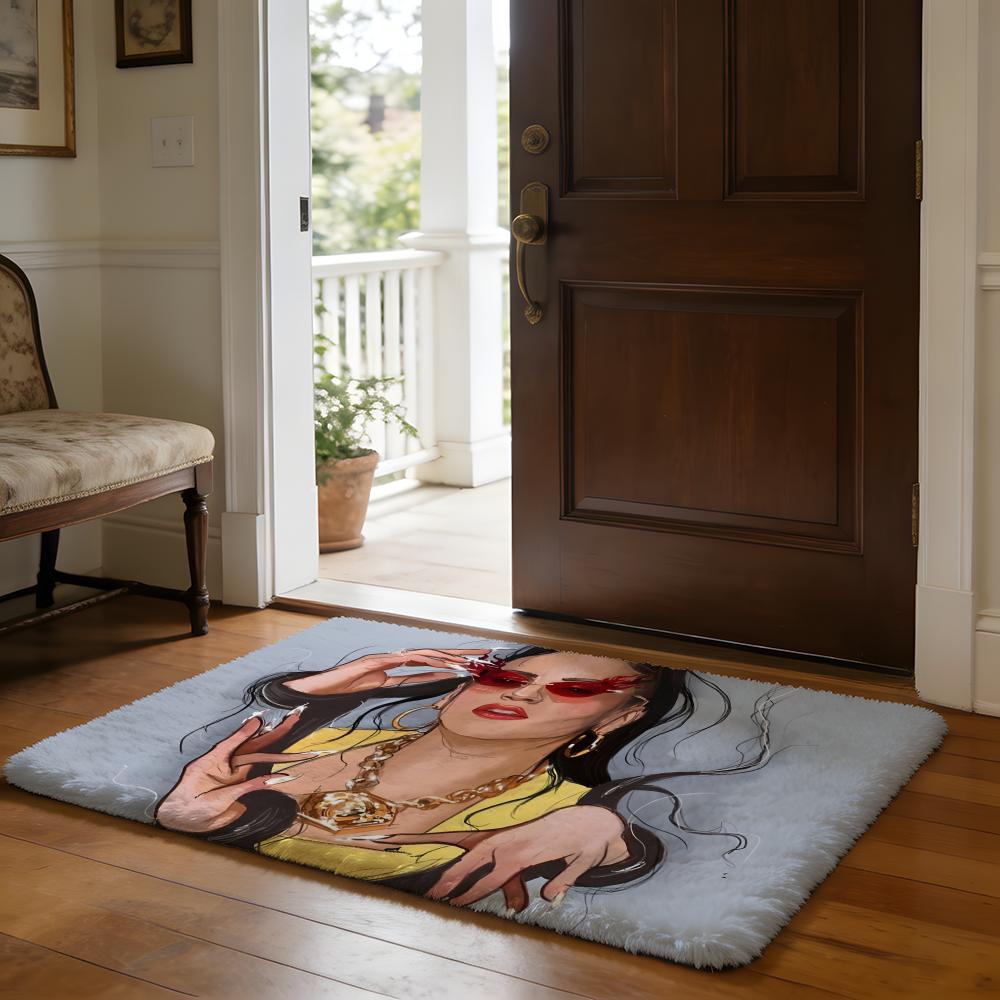 Floor Mat Soft Flannel Rug Non-Slip Absorbent Mat for Bathroom Bedroom Home Decor V-Vagabond Manga anime 50x80cm
Floor Mat Soft Flannel Rug Non-Slip Absorbent Mat for Bathroom Bedroom Home Decor V-Vagabond Manga anime 50x80cm
