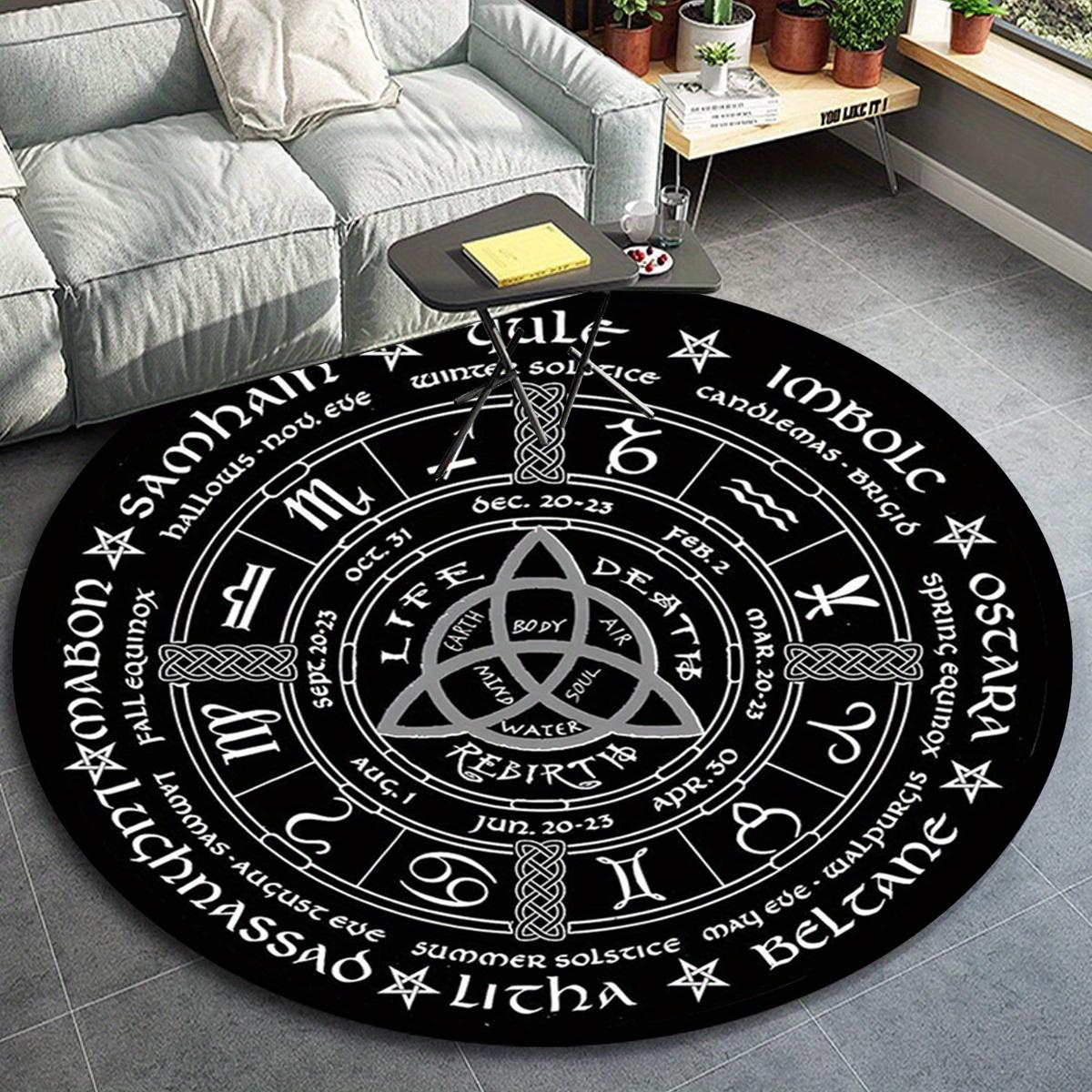 1pc Twelve Constellations Symbol Pattern Round Floor Mat, Non-slip for Living Room Bedroom Chair Carpets Home Decor Gifts, Home Decor Room D 80cm by 80cm
1pc Twelve Constellations Symbol Pattern Round Floor Mat, Non-slip for Living Room Bedroom Chair Carpets Home Decor Gifts, Home Decor Room D 80cm by 80cm