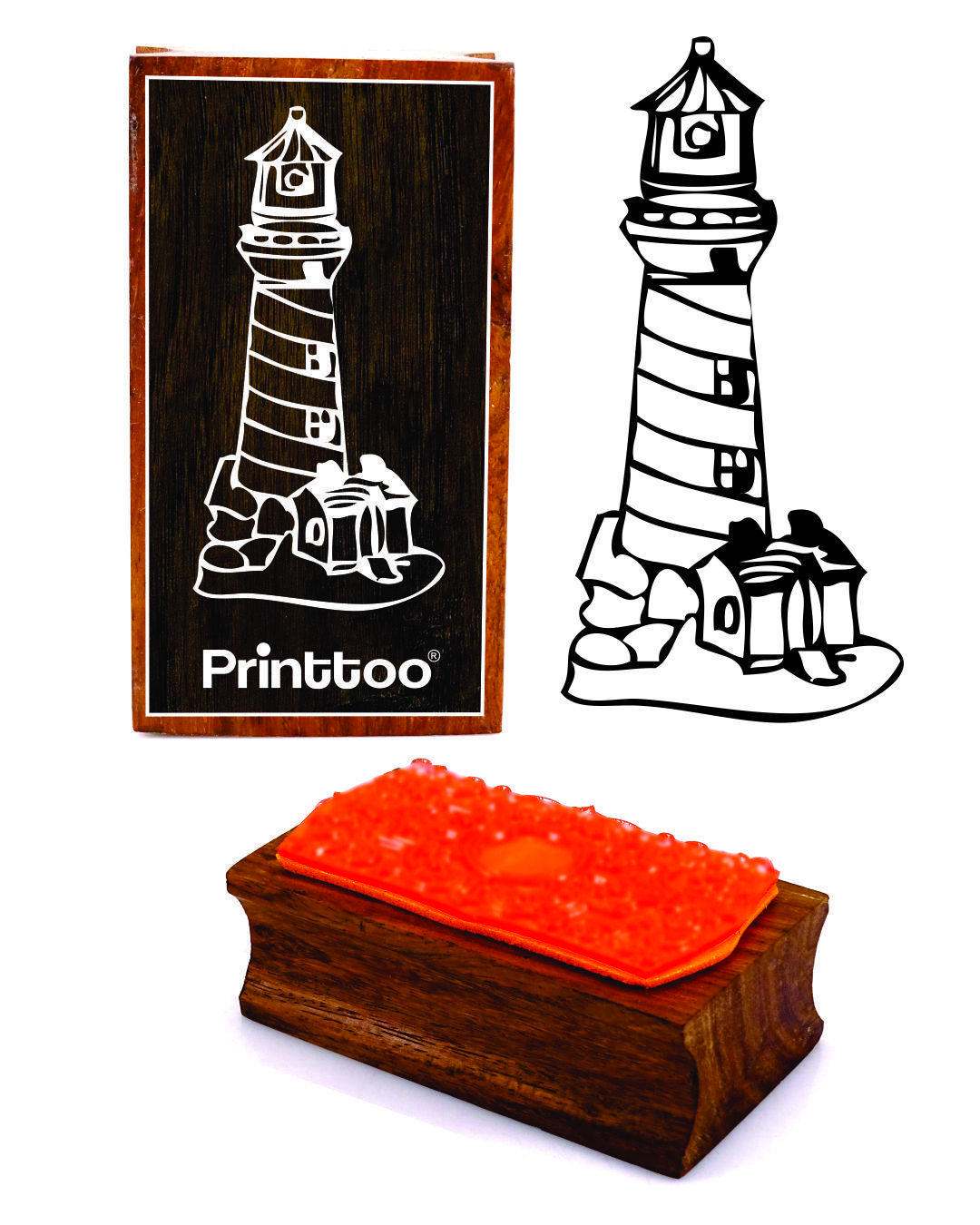 Printtoo Маяк Клипарт Прямоугольный деревянный блок резиновых штампов 2.5 x 0.634 Inches коричневый
Printtoo Маяк Клипарт Прямоугольный деревянный блок резиновых штампов 2.5 x 0.634 Inches коричневый