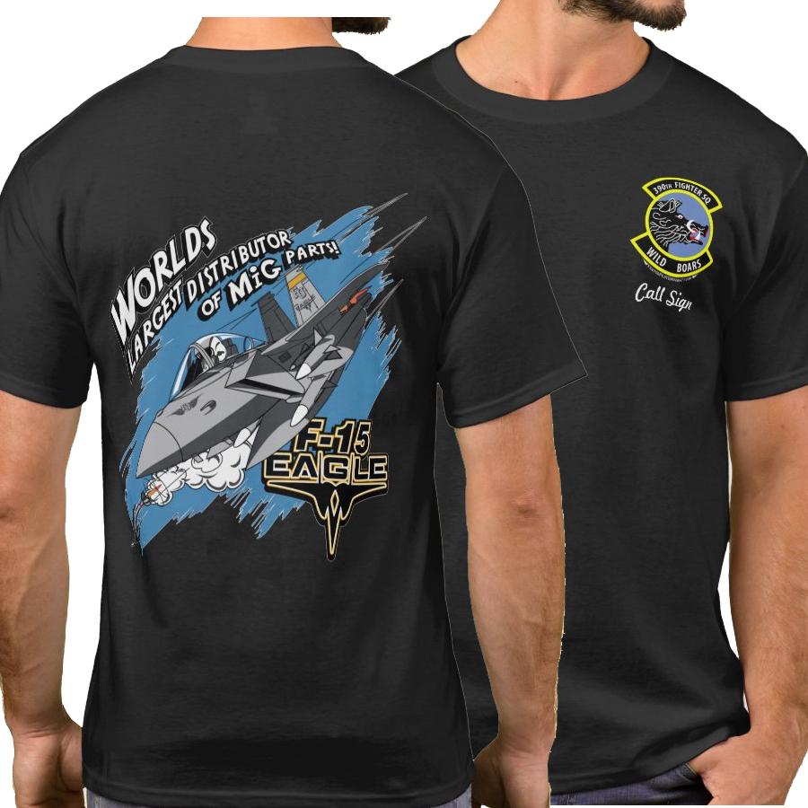 USAF F15 High Tech Eagle 390th Wild Boars Fighter Squadron TShirt Short Sleeve Casual 100 Cotton ONeck Summer Mens Tshirt S
USAF F15 High Tech Eagle 390th Wild Boars Fighter Squadron TShirt Short Sleeve Casual 100 Cotton ONeck Summer Mens Tshirt S