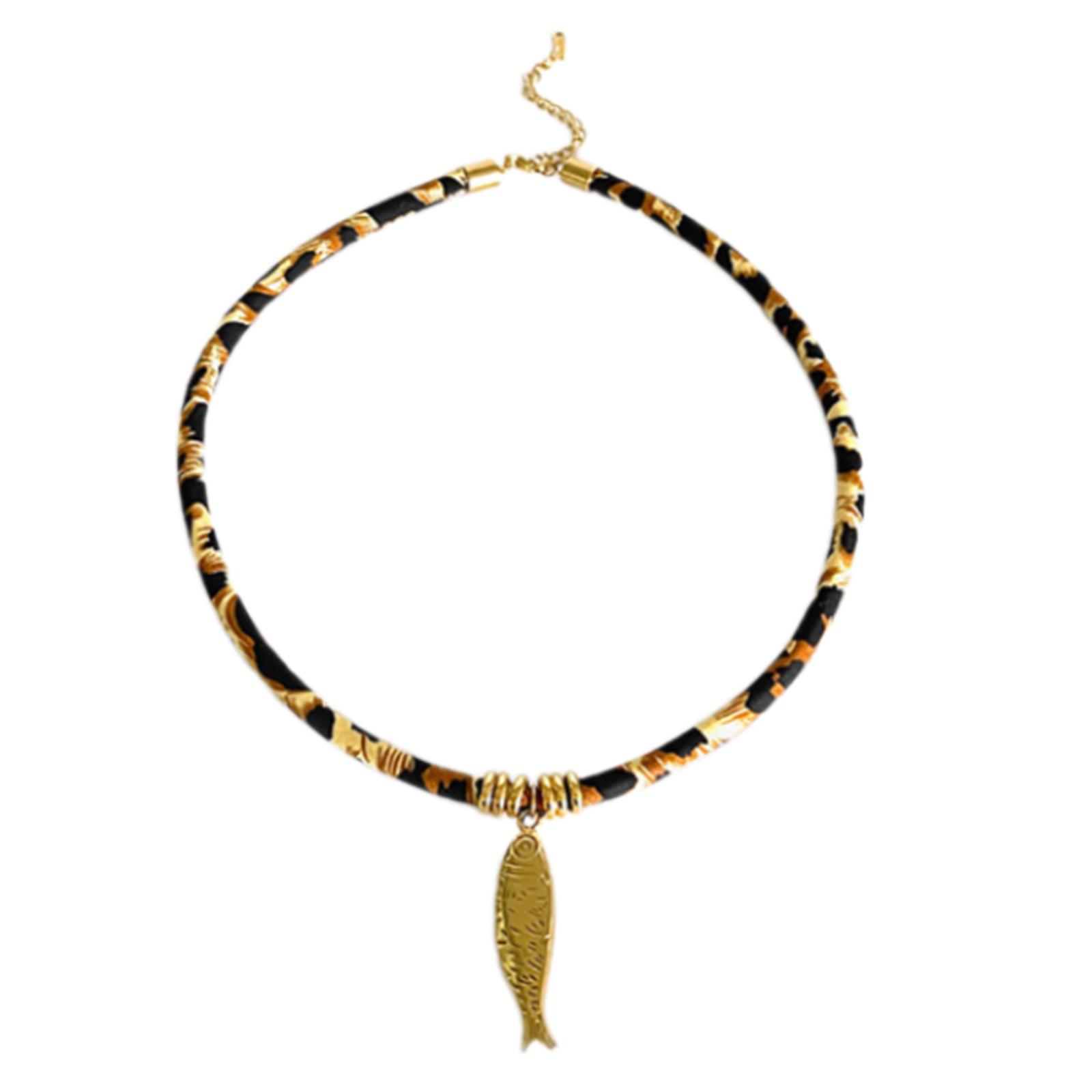 Стильное ожерелье с леопардовым узором, кулон из нержавеющей стали, удобная бархатная веревочная цепочка-воротник для повседневной носки C
Стильное ожерелье с леопардовым узором, кулон из нержавеющей стали, удобная бархатная веревочная цепочка-воротник для повседневной носки C