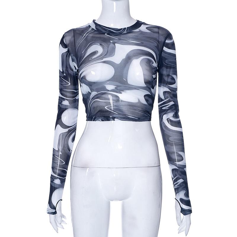 Женская сетчатая футболка с длинным рукавом с круглым вырезом и нерегулярным разрезом, пуловер, женская повседневная тонкая футболка, топ L чёрный
Женская сетчатая футболка с длинным рукавом с круглым вырезом и нерегулярным разрезом, пуловер, женская повседневная тонкая футболка, топ L чёрный