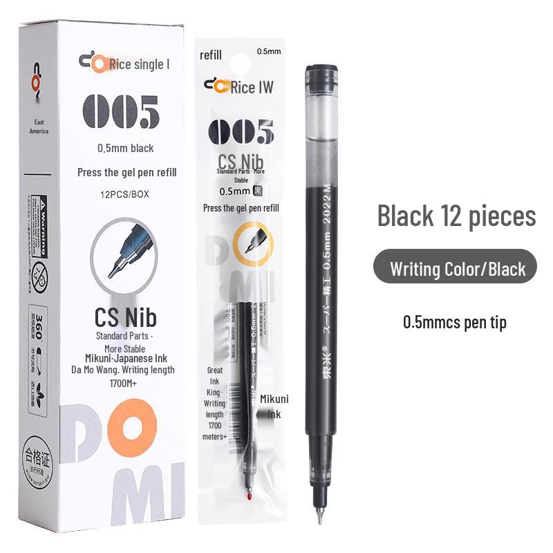 Dong Mi 005 Large Refill CS Head Click Pen Core 932, PET Bottle, Study Pen Replacement - Black, Red, Blue 0.5mm
Dong Mi 005 Large Refill CS Head Click Pen Core 932, PET Bottle, Study Pen Replacement - Black, Red, Blue 0.5mm