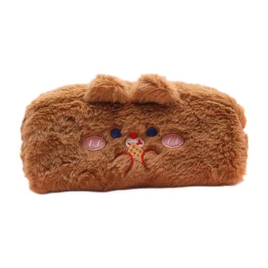Plush Pencil Case for Girls Large Capacity Cute Bear Pen Bag for Students Fluffy Furry Stationery Pouch for School кавовий
Plush Pencil Case for Girls Large Capacity Cute Bear Pen Bag for Students Fluffy Furry Stationery Pouch for School кавовий