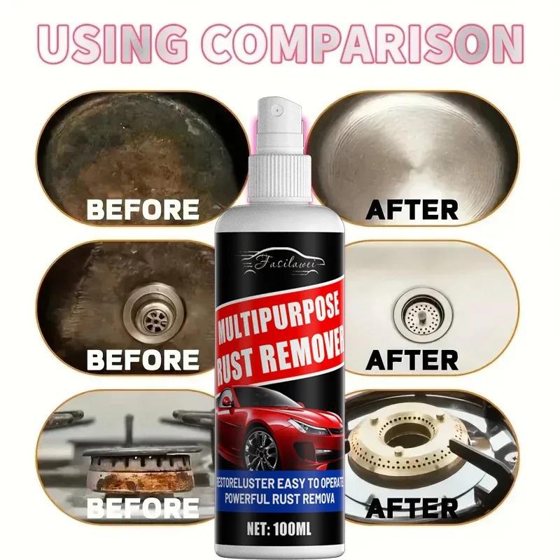 Multi-Purpose Car Rust Remover Spray, Suitable for Cookware, Showers, And Wheels, Provides Long-Lasting Shine Restoration. 100ml
Multi-Purpose Car Rust Remover Spray, Suitable for Cookware, Showers, And Wheels, Provides Long-Lasting Shine Restoration. 100ml