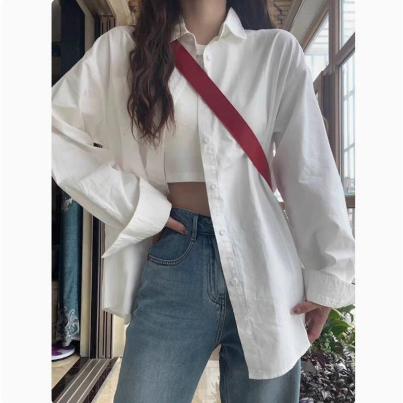 Корейская серия Черный Ленивый Мягкий Клейкий Твист V-образный свитер Женский Осень и Зима Ретро Многослойный Внутренний слой Длинный рукав Вязаный топ White shirt S
Корейская серия Черный Ленивый Мягкий Клейкий Твист V-образный свитер Женский Осень и Зима Ретро Многослойный Внутренний слой Длинный рукав Вязаный топ White shirt S