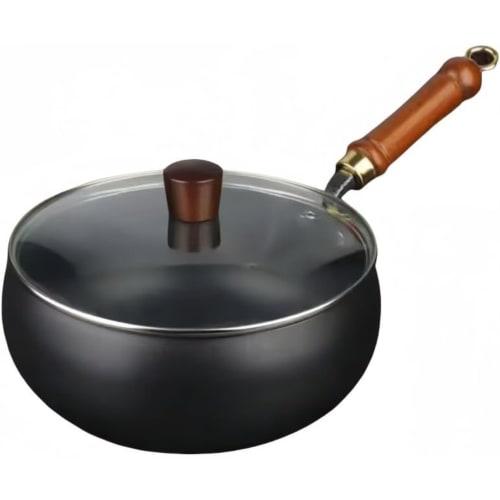 Acnivko Ancient-Made Large-Belly Pot, 24cm Iron Wok with Lid, Thick Non-Stick Non-Stick Pot with Deep Nitrogen Coating, Ideal for Home, Camping, and R
Acnivko Ancient-Made Large-Belly Pot, 24cm Iron Wok with Lid, Thick Non-Stick Non-Stick Pot with Deep Nitrogen Coating, Ideal for Home, Camping, and R