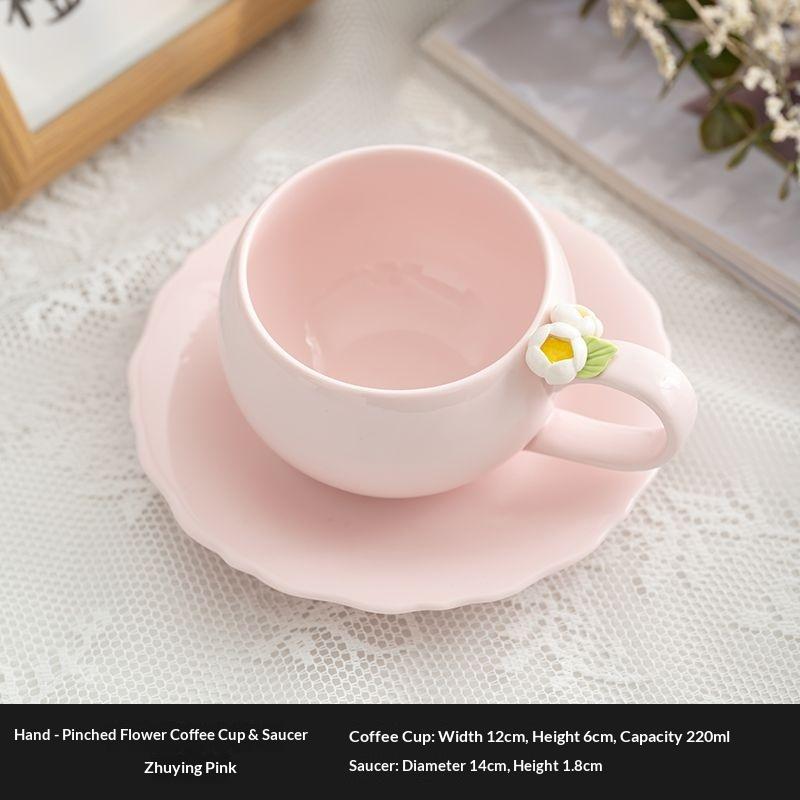 2026 Original Coffee Mug Pinched Flower Ceramic Milk Cup Afternoon Tea Luxury Cute Girlish Breakfast Cup Creative High Value About 220ml рожевий
2026 Original Coffee Mug Pinched Flower Ceramic Milk Cup Afternoon Tea Luxury Cute Girlish Breakfast Cup Creative High Value About 220ml рожевий