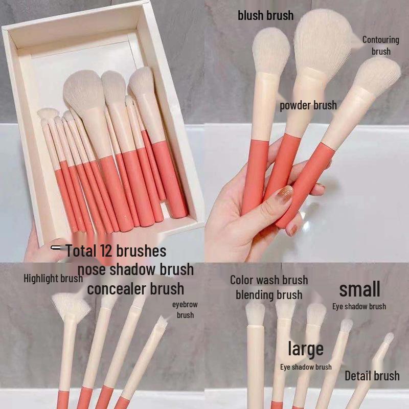 Holiday Series 12-Piece Makeup Brush Set: Soft Bristle Brushes for Powder, Eyeshadow, and Foundation.
Holiday Series 12-Piece Makeup Brush Set: Soft Bristle Brushes for Powder, Eyeshadow, and Foundation.
