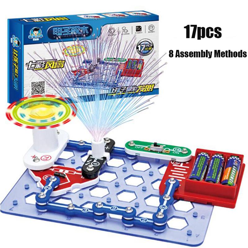 DIY Electronic Building Blocks Toy Multiple Types Compound Mode Electrical Assembly Kit Kids Physics Electronic Development Toys
DIY Electronic Building Blocks Toy Multiple Types Compound Mode Electrical Assembly Kit Kids Physics Electronic Development Toys
