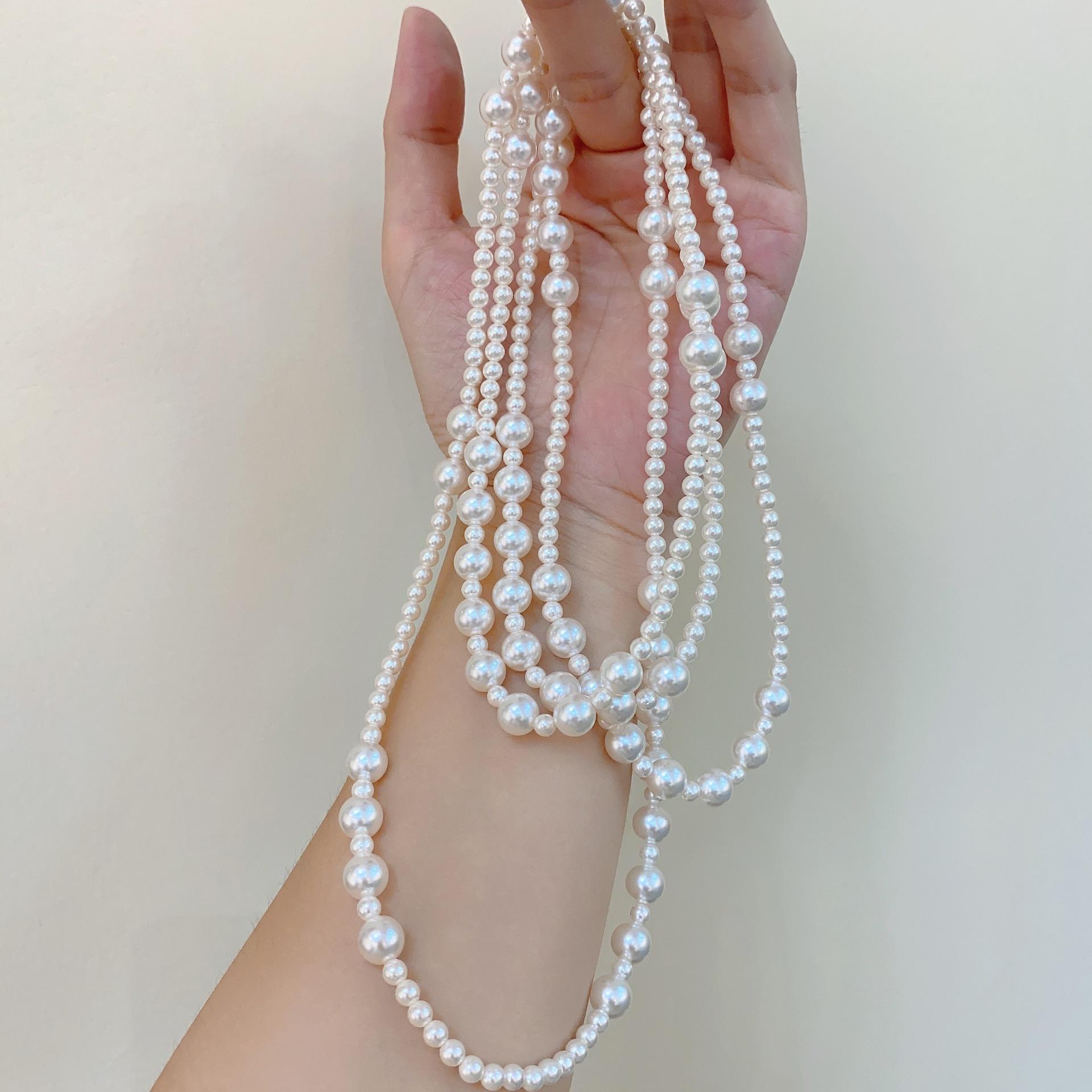 French Elegant Pearl Necklace Tide Multi-Layer Retro Premium Light Luxury Free Styling Versatile Sweater Chain
French Elegant Pearl Necklace Tide Multi-Layer Retro Premium Light Luxury Free Styling Versatile Sweater Chain