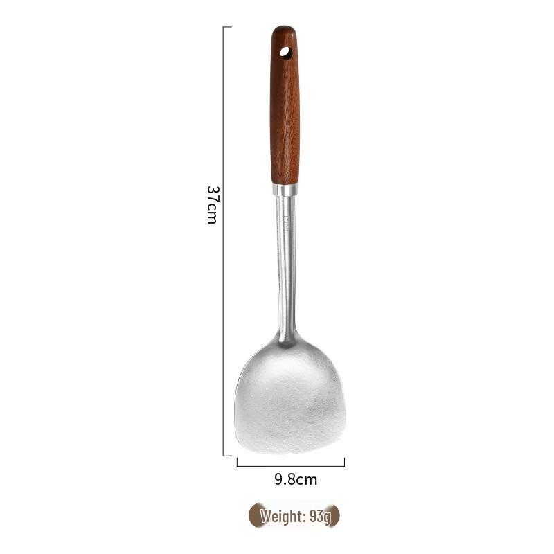 Sapele Handle Pure Titanium Cooking Spatula
Sapele Handle Pure Titanium Cooking Spatula