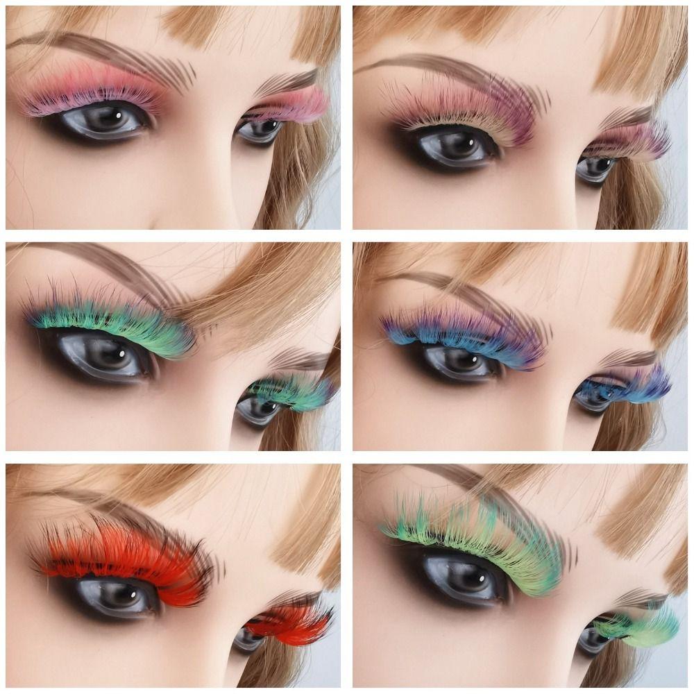 Colorful Colored Fake Eyelashes Gradient Manga False Lashes Exaggerate Fake Eyelashes Party Style 8
Colorful Colored Fake Eyelashes Gradient Manga False Lashes Exaggerate Fake Eyelashes Party Style 8