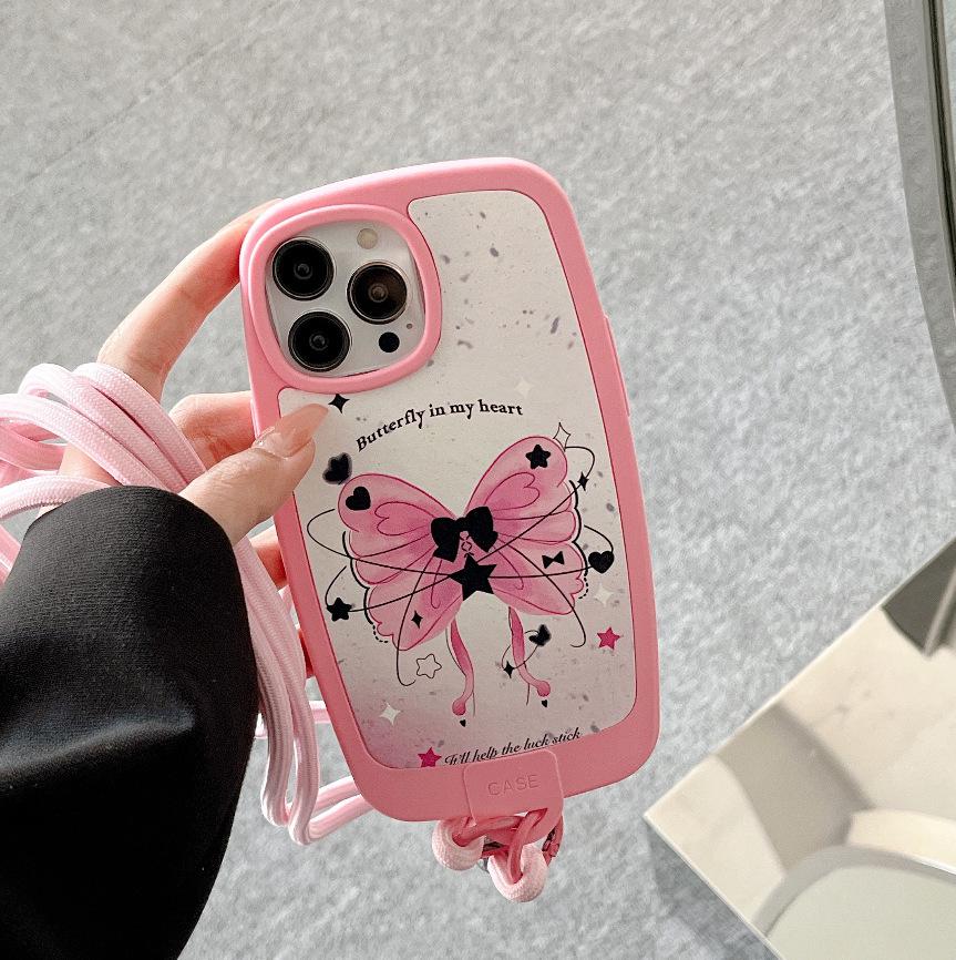 Lanyard Crossbody Pink Bow Leather Patch Phone Case for iPhone 17/16 Pro Max/Apple 15 13 Pro рожевий
Lanyard Crossbody Pink Bow Leather Patch Phone Case for iPhone 17/16 Pro Max/Apple 15 13 Pro рожевий