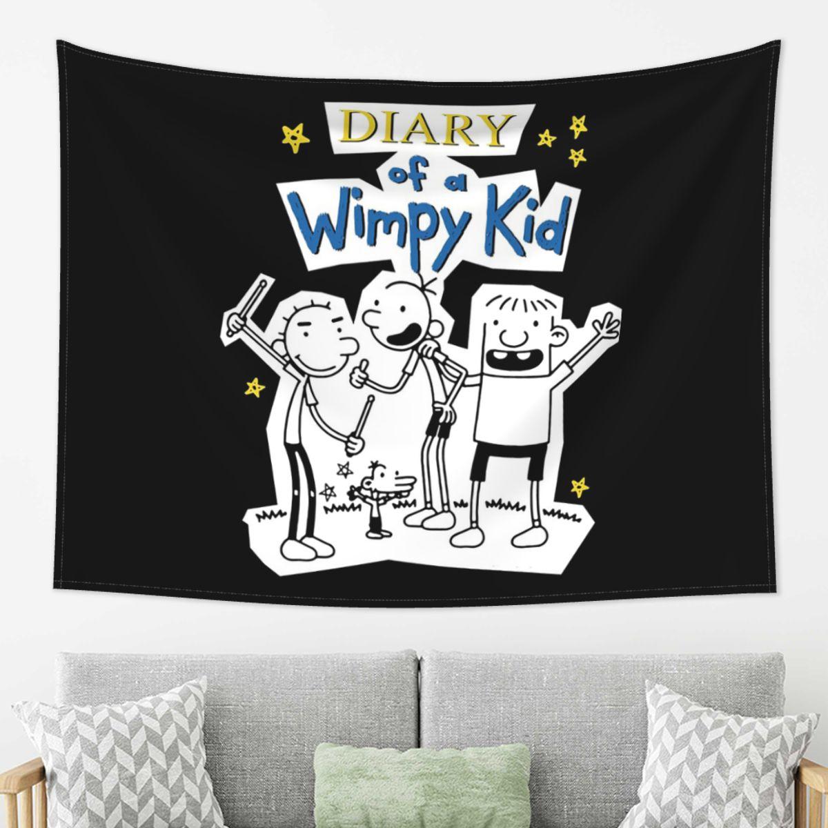 Diary Of A Wimpy Kid Group Tapestry Wall Hanging Aesthetic Home Decoration Tapestries for Living Room Bedroom 74x94cm(29x37in)
Diary Of A Wimpy Kid Group Tapestry Wall Hanging Aesthetic Home Decoration Tapestries for Living Room Bedroom 74x94cm(29x37in)