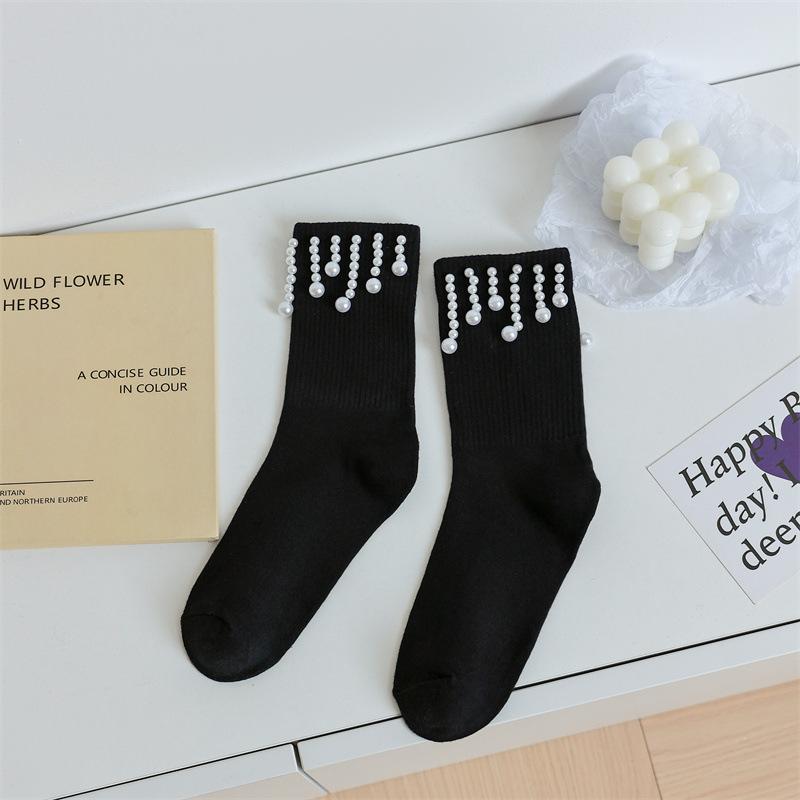 Autumn And Winter Lolita Sweet Pearl Women S Socks Beaded Tube Socks Japanese Jk Sweet Tea Girl Cotton Socks Women One size fits all чорний
Autumn And Winter Lolita Sweet Pearl Women S Socks Beaded Tube Socks Japanese Jk Sweet Tea Girl Cotton Socks Women One size fits all чорний