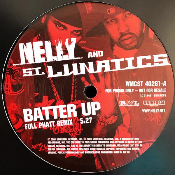 12inch Record NELLY & ST. LUNATICS - Batter Up WMCST40261 Universal 2001 UK Rap & Hip-Hop/R&B Used
12inch Record NELLY & ST. LUNATICS - Batter Up WMCST40261 Universal 2001 UK Rap & Hip-Hop/R&B Used