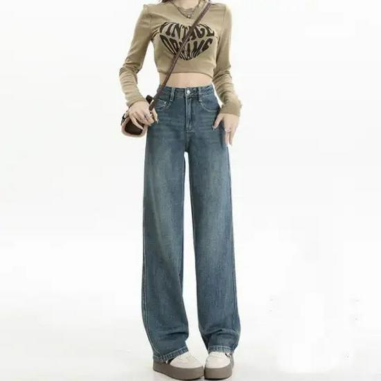 2025 Women s Autumn High Waist Wide Leg Jeans: Loose, Floor-Length, Slimming, Versatile Straight Leg Trousers XXL
2025 Women s Autumn High Waist Wide Leg Jeans: Loose, Floor-Length, Slimming, Versatile Straight Leg Trousers XXL