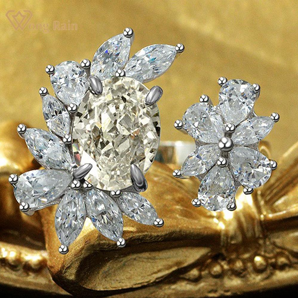 Wong Rain Романтическое Стерлинговое Серебро 925 пробы Ice Crushed Cut G Цвет AAAAA Циркон Драгоценный Камень Свадьба Обручальное Открытое Женское Кольцо Изящные Ювелирные Изделия Resizable красный
Wong Rain Романтическое Стерлинговое Серебро 925 пробы Ice Crushed Cut G Цвет AAAAA Циркон Драгоценный Камень Свадьба Обручальное Открытое Женское Кольцо Изящные Ювелирные Изделия Resizable красный