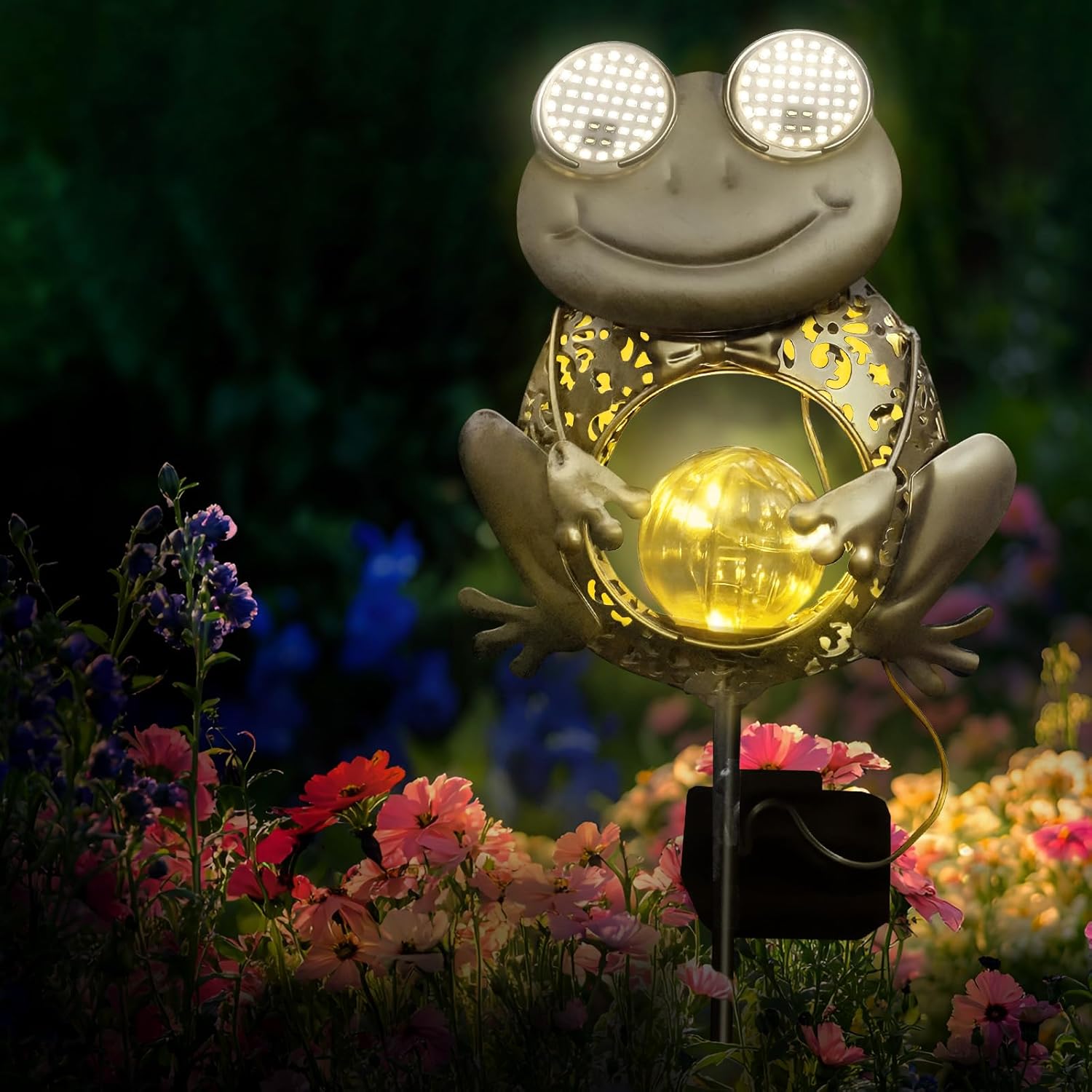 Metal Animal Garden Statues Solar Lights Outdoor Decor Blinking Eyes Owl Cat Frog Sculpture Mother s Day Gift Art Yard Ornaments
Metal Animal Garden Statues Solar Lights Outdoor Decor Blinking Eyes Owl Cat Frog Sculpture Mother s Day Gift Art Yard Ornaments