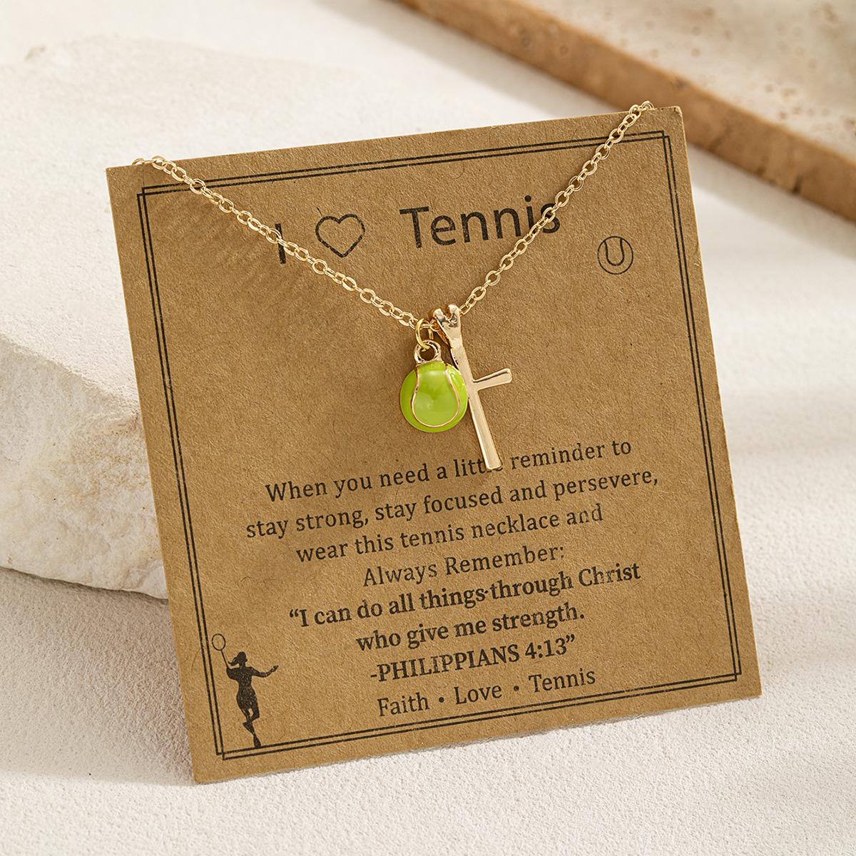 1 piece of blessed words card cross sports necklace gift adjustable tail chain ball lady necklace everyday versatile
1 piece of blessed words card cross sports necklace gift adjustable tail chain ball lady necklace everyday versatile