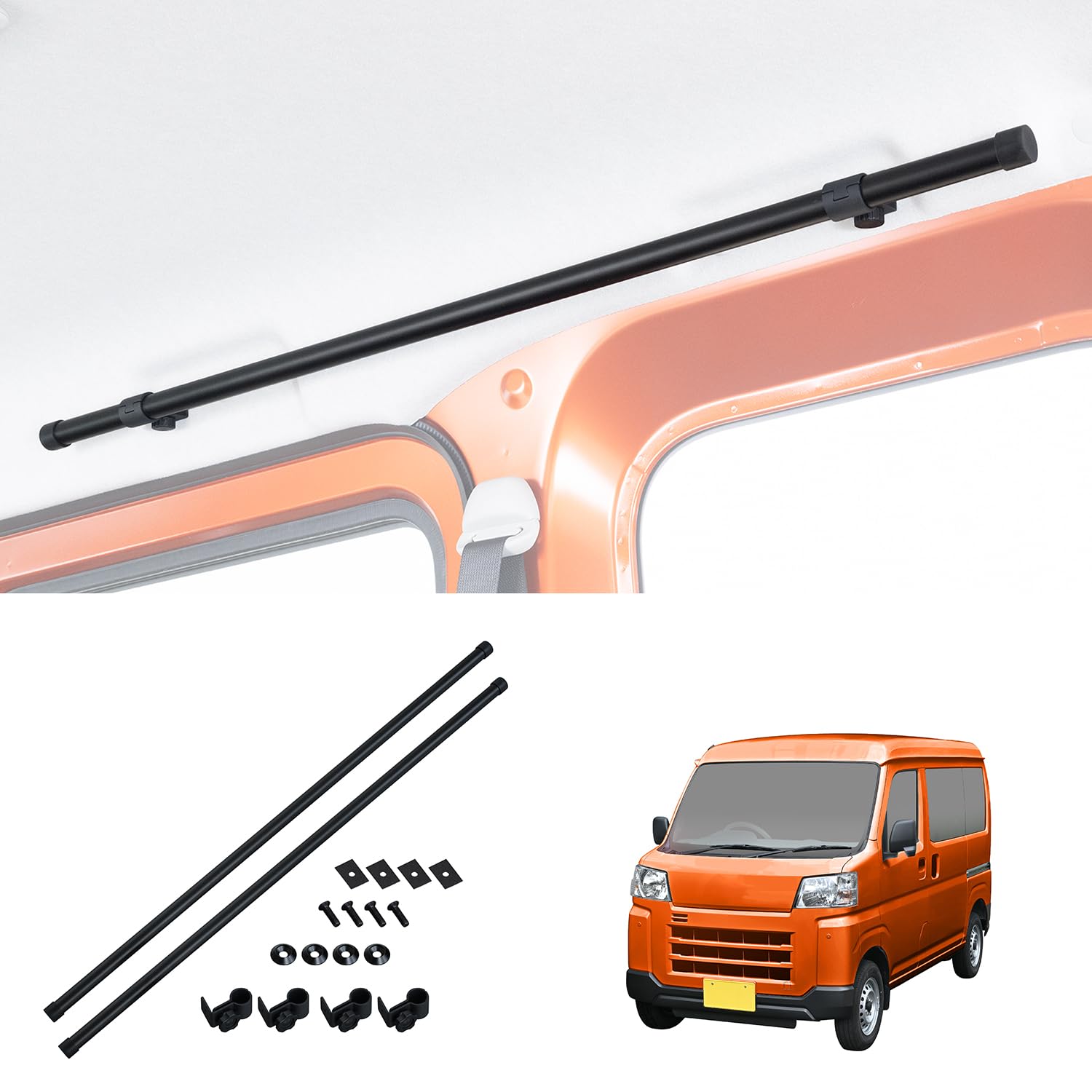 SEIWA Side Set из 2 штук для потолочного багажника Hijet Car Carrier Sleeping in Snowboarding Toyota Pixis Sambar Van Bars, Cargo/Atrai чёрный
SEIWA Side Set из 2 штук для потолочного багажника Hijet Car Carrier Sleeping in Snowboarding Toyota Pixis Sambar Van Bars, Cargo/Atrai чёрный