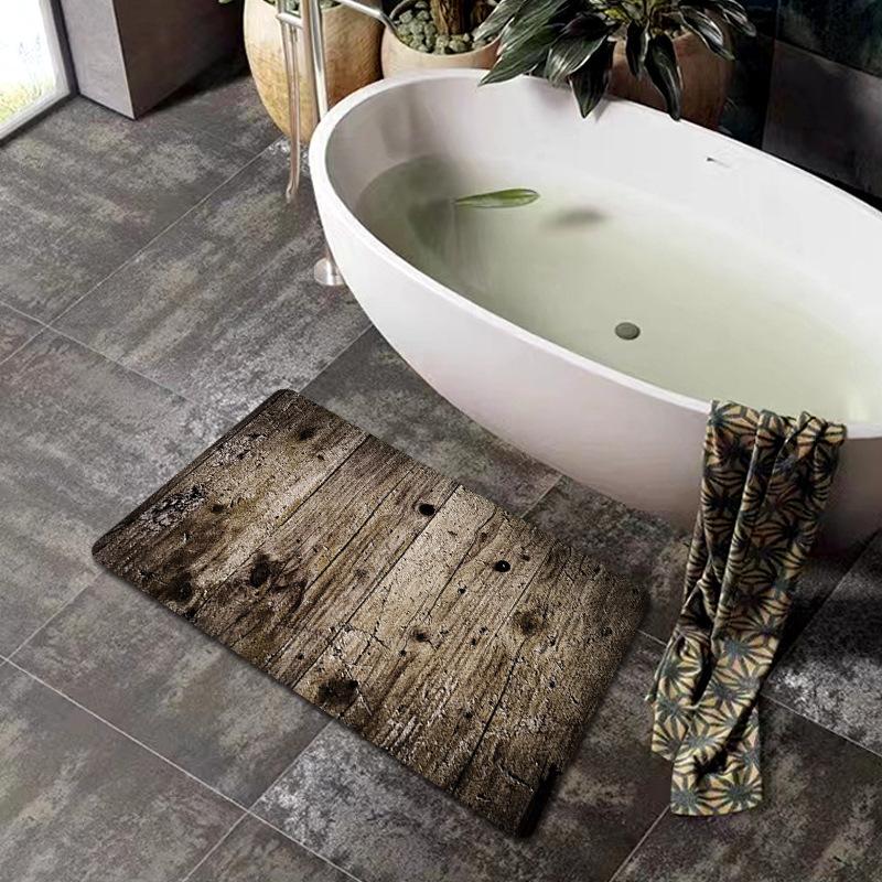 Retro Wood Grain 3D Visual Bathroom Moisture Moisture-wicking Floor Pad Dirt Resistant Fine Wear Resistant Bathroom Foot Mat Wood Pile Floor Rug 50 * 80Cm
Retro Wood Grain 3D Visual Bathroom Moisture Moisture-wicking Floor Pad Dirt Resistant Fine Wear Resistant Bathroom Foot Mat Wood Pile Floor Rug 50 * 80Cm