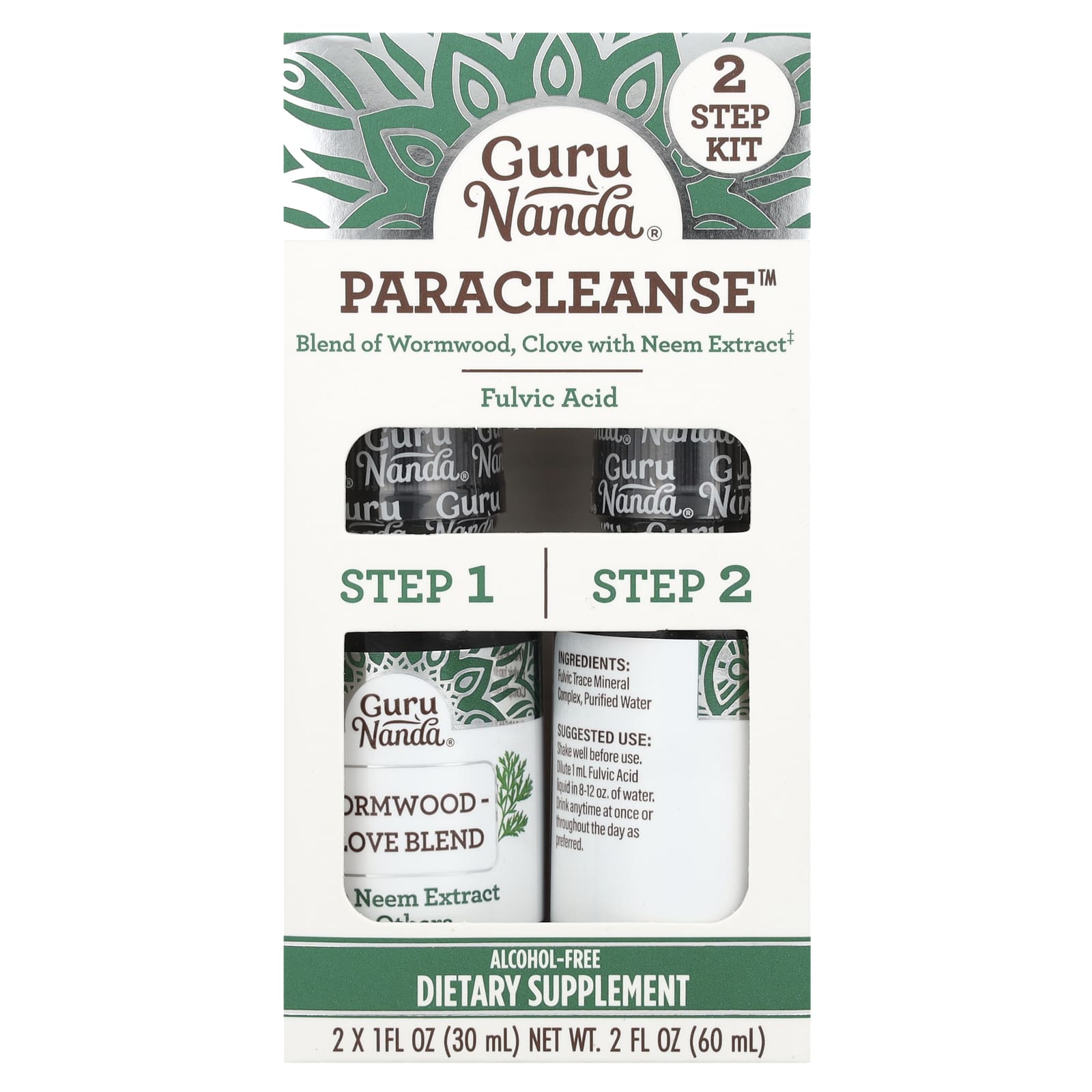 Paracleanse 2-Step Kit, Alcohol Free, 2-Count, 30Ml (1Fl Oz) Each
Paracleanse 2-Step Kit, Alcohol Free, 2-Count, 30Ml (1Fl Oz) Each