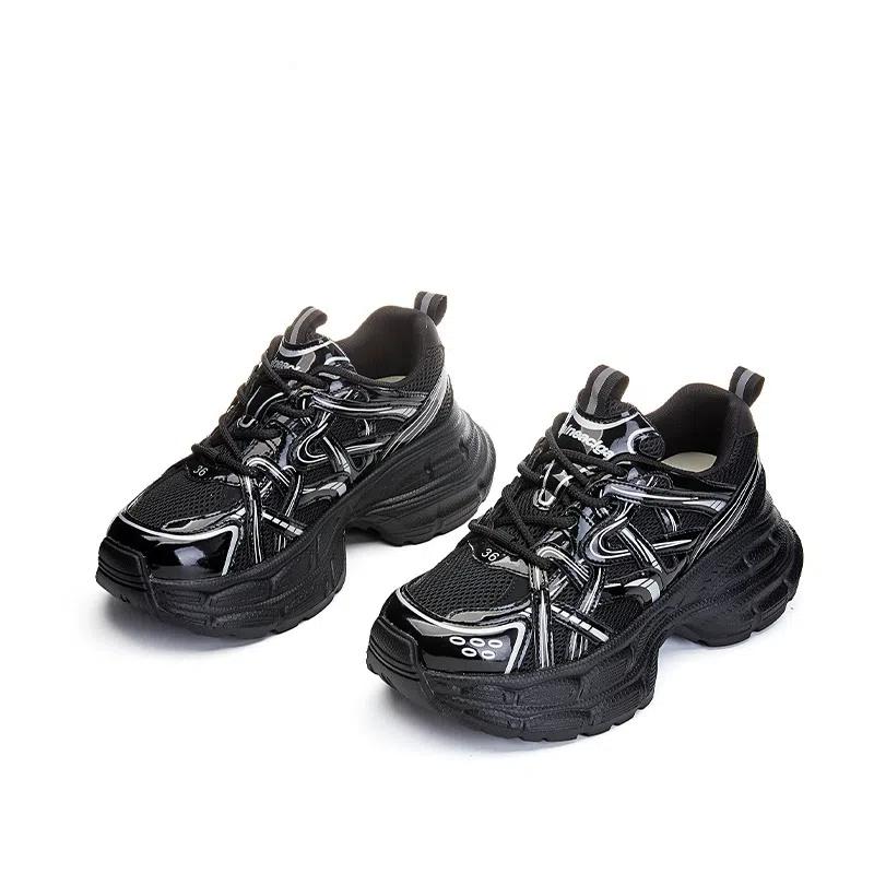 Retro Men Women Casual Sneakers 6cm Design Sneakers Women Running Shoes 41 Retro Couple Leather Sports Shoes Male 40 чорний
Retro Men Women Casual Sneakers 6cm Design Sneakers Women Running Shoes 41 Retro Couple Leather Sports Shoes Male 40 чорний