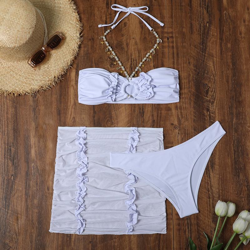 Пляжные Сексуальные Купальники Бикини с Открытой Спиной и Завышенной Талией Новые Летние Купальники Сексуальные Купальники с Цепочкой и Плиссировкой Однотонные Купальники Набор из 3 Предметов Женская Купальная Одежда L белый
Пляжные Сексуальные Купальники Бикини с Открытой Спиной и Завышенной Талией Новые Летние Купальники Сексуальные Купальники с Цепочкой и Плиссировкой Однотонные Купальники Набор из 3 Предметов Женская Купальная Одежда L белый