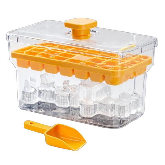 Ice Cube Tray with Shovel And Storage Bin 34/68-Cavity Ice Cube Mold One-Button Quick Release BPA-free Ice Cube Maker for Freezer And Home S
Ice Cube Tray with Shovel And Storage Bin 34/68-Cavity Ice Cube Mold One-Button Quick Release BPA-free Ice Cube Maker for Freezer And Home S