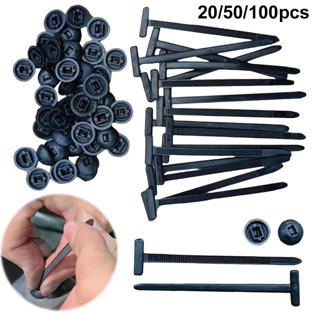 10~100pcs Black T-type Cable Ties Plastics Releasable Nylon Hook Loop Wrap Zip Bundle Fastener Straps Detachable Wire Organizer
10~100pcs Black T-type Cable Ties Plastics Releasable Nylon Hook Loop Wrap Zip Bundle Fastener Straps Detachable Wire Organizer