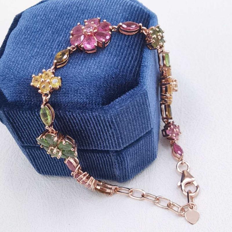 SACE GEMS 925 Sterling Silver 4*5MM Natual Tourmaline Gemstone Bracelrts for Women Engagement Cocktail Party Fine Jewelry 19cm разноцветный
SACE GEMS 925 Sterling Silver 4*5MM Natual Tourmaline Gemstone Bracelrts for Women Engagement Cocktail Party Fine Jewelry 19cm разноцветный