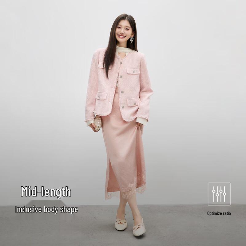 Qiu Shui Yi Ren Элегантный короткий жакет букле с бахромой XL
Qiu Shui Yi Ren Элегантный короткий жакет букле с бахромой XL