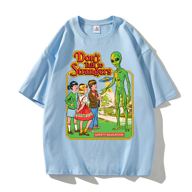 DonT Talk To Strangers Print TShirt Street Breathable Alien Tshirt Fashion Loose Tees High Quality Cotton Clothes Unisex Women 4XL
DonT Talk To Strangers Print TShirt Street Breathable Alien Tshirt Fashion Loose Tees High Quality Cotton Clothes Unisex Women 4XL